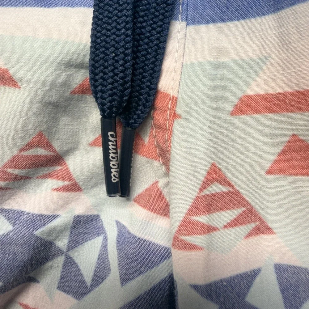 Chubbies Swim Trunks Men's M Multicolor Aztec & Pineapple Surfing 5.5